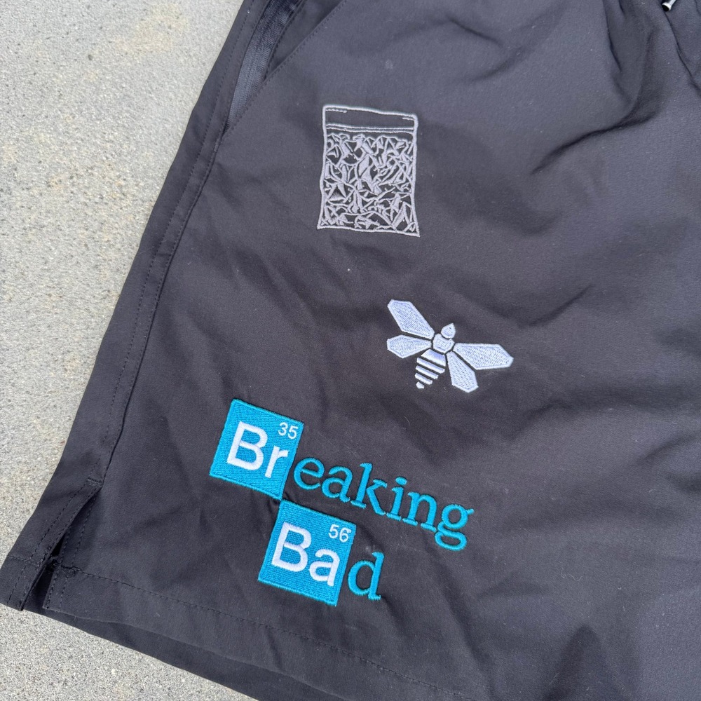 Shoe Palace Breaking Bad Heisenberg Shorts Men Large Black - Picture 2 of 10
